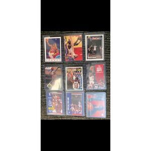 Michael Jordan Card Lot 9ct Fleer Upper Deck SkyBox 1991 1992 All-Star Bulls